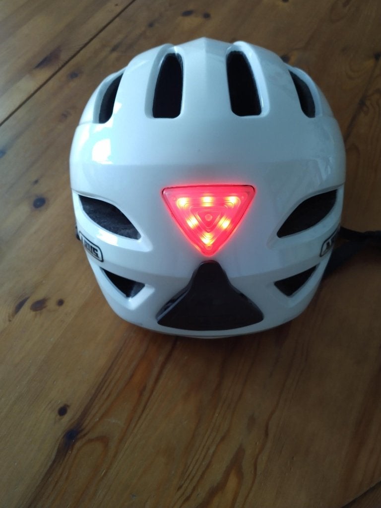 fietshelm Abus Purl- - als nieuw - maat 52/57, Ophalen of Verzenden, Zo goed als nieuw, Abus, XL