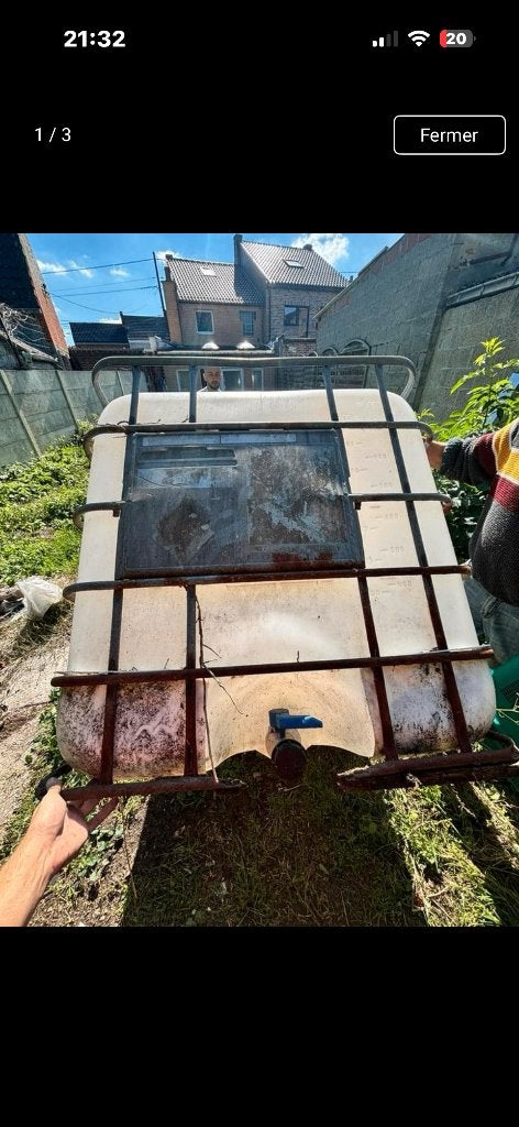 Cubi 1000L a, Enlèvement, Utilisé, Avec robinet