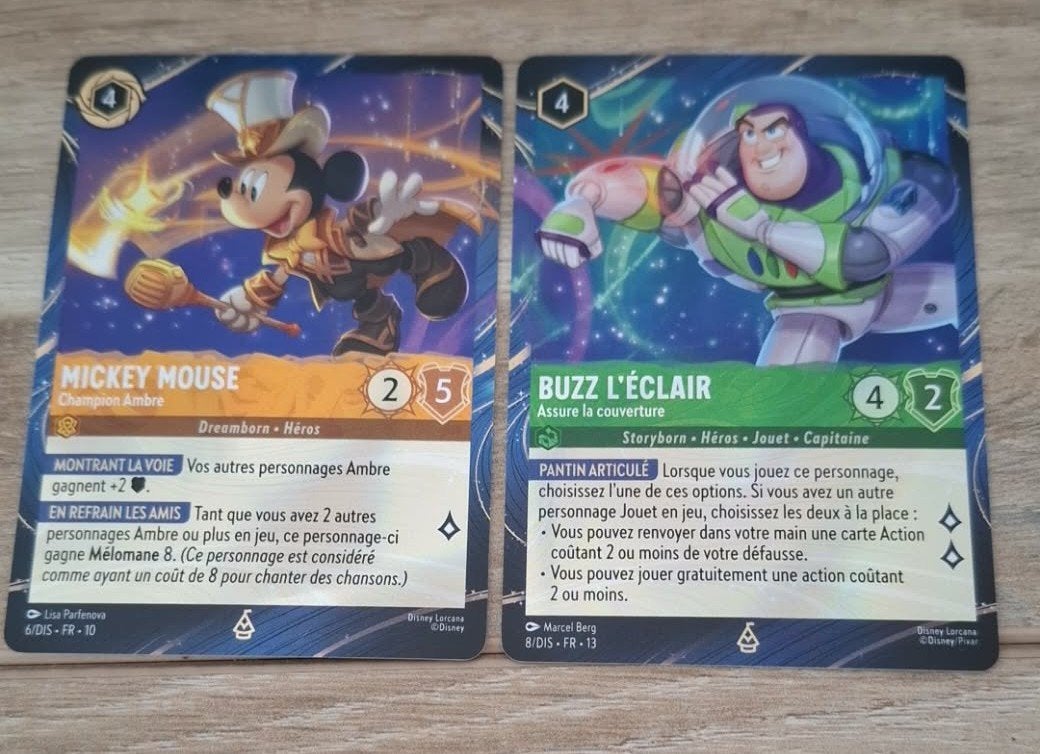 cartes promotionnelles lorcana disneyland paris, Enlèvement ou Envoi, Neuf, Cartes en vrac