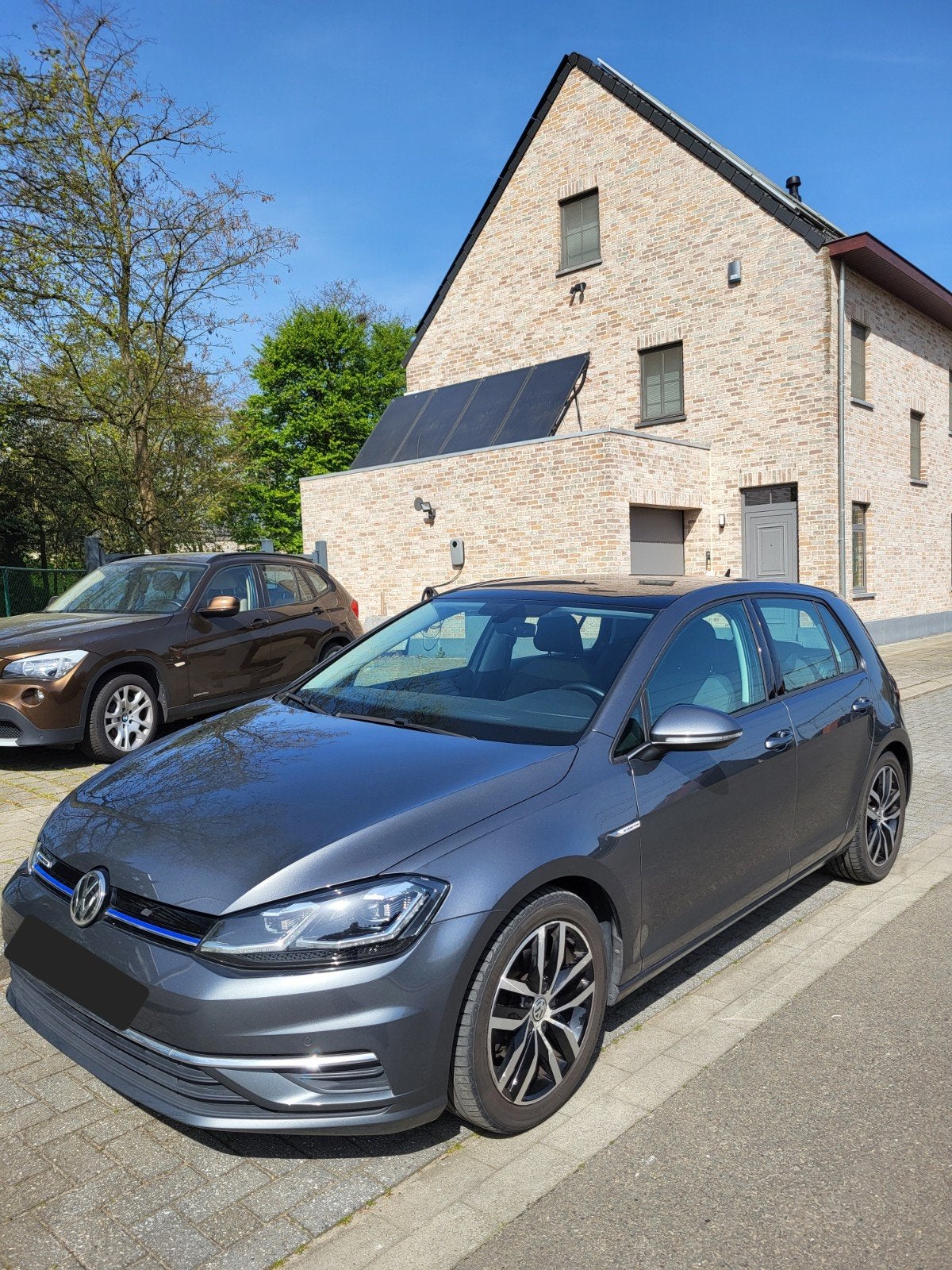 Full option Golf VII comfortline 1.5 BM 130pk met Panodak, Auto's, Volkswagen, Euro 6, Alcantara, 96 kW, Zilver of Grijs