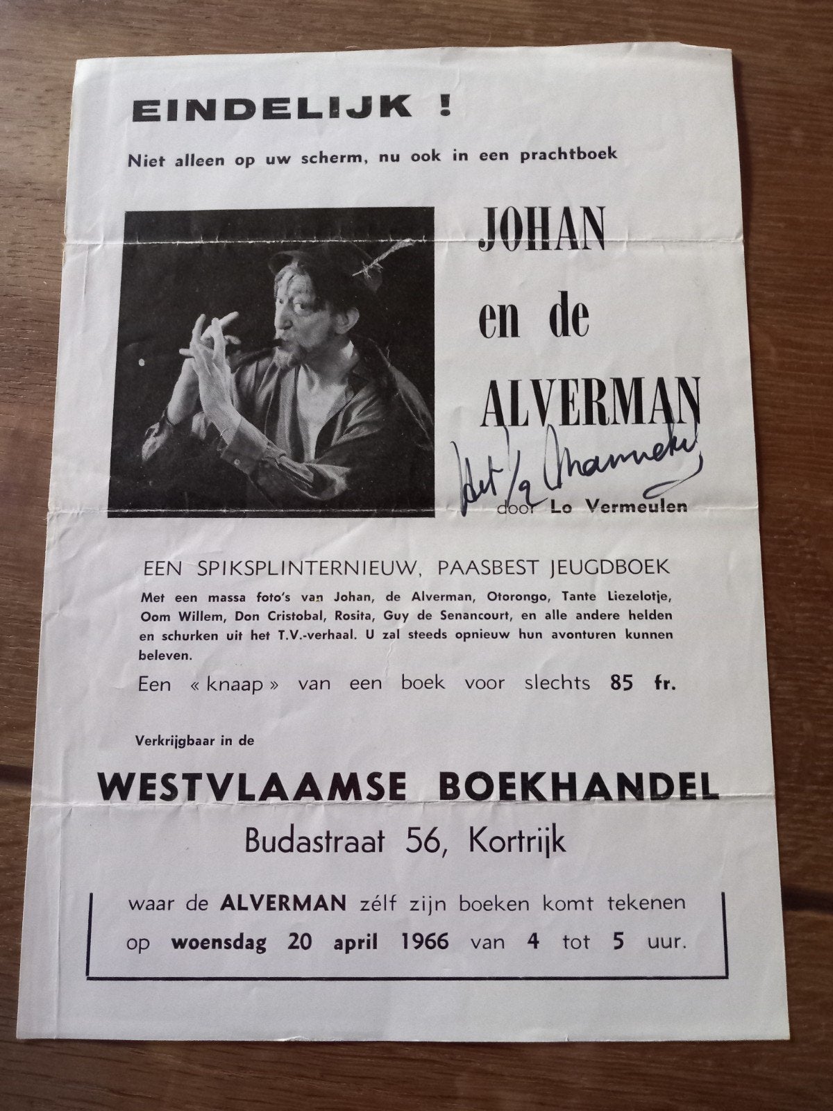 Johan et le Alverman, Boeken, Film- of Tv-bewerking, Lo Vermeulen, Ophalen, Gelezen