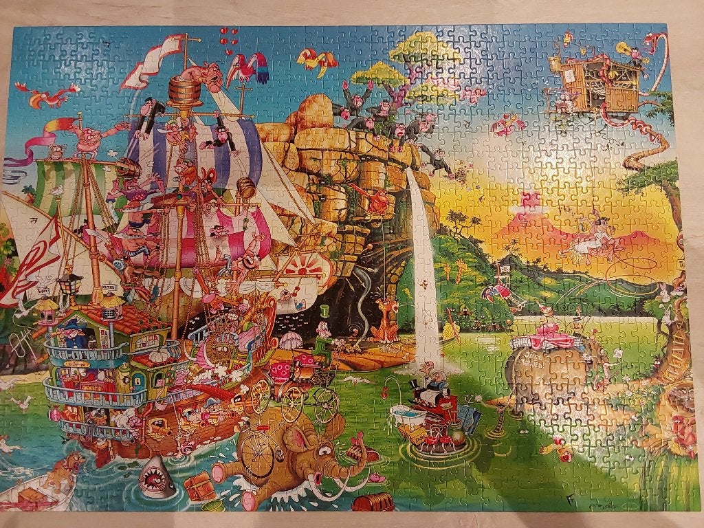 King puzzel 1000, Ophalen of Verzenden, Zo goed als nieuw