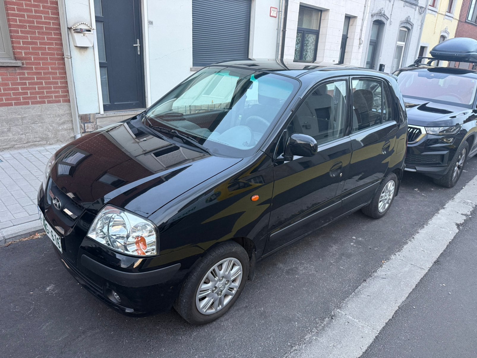 Hyundai atos essence 95.000km, Auto's, Hyundai, Zwart, Particulier, Elektrische ramen, Handgeschakeld