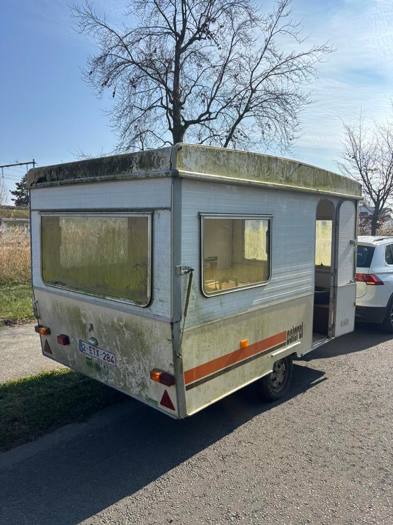 Esterel plooicaravan - alles origineel - prijs bespreekbaar, Caravans en Kamperen, Particulier, Koelkast, Esterel
