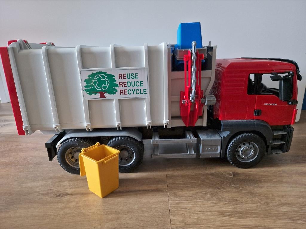 Bruder vuilniswagen 03761 MAN TGS, Ophalen, Zo goed als nieuw