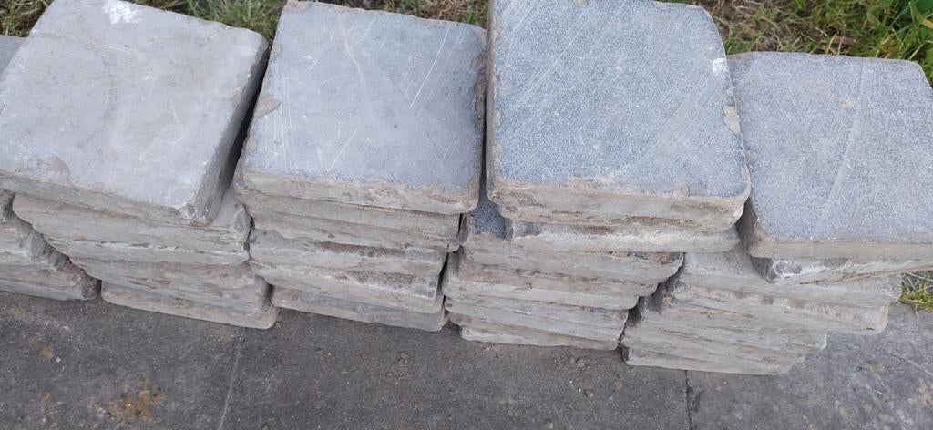 Arduin steentjes 15*15, 4,75 vierkante meter, Tuin en Terras, Ophalen, Gebruikt, Terrastegels, Natuursteen