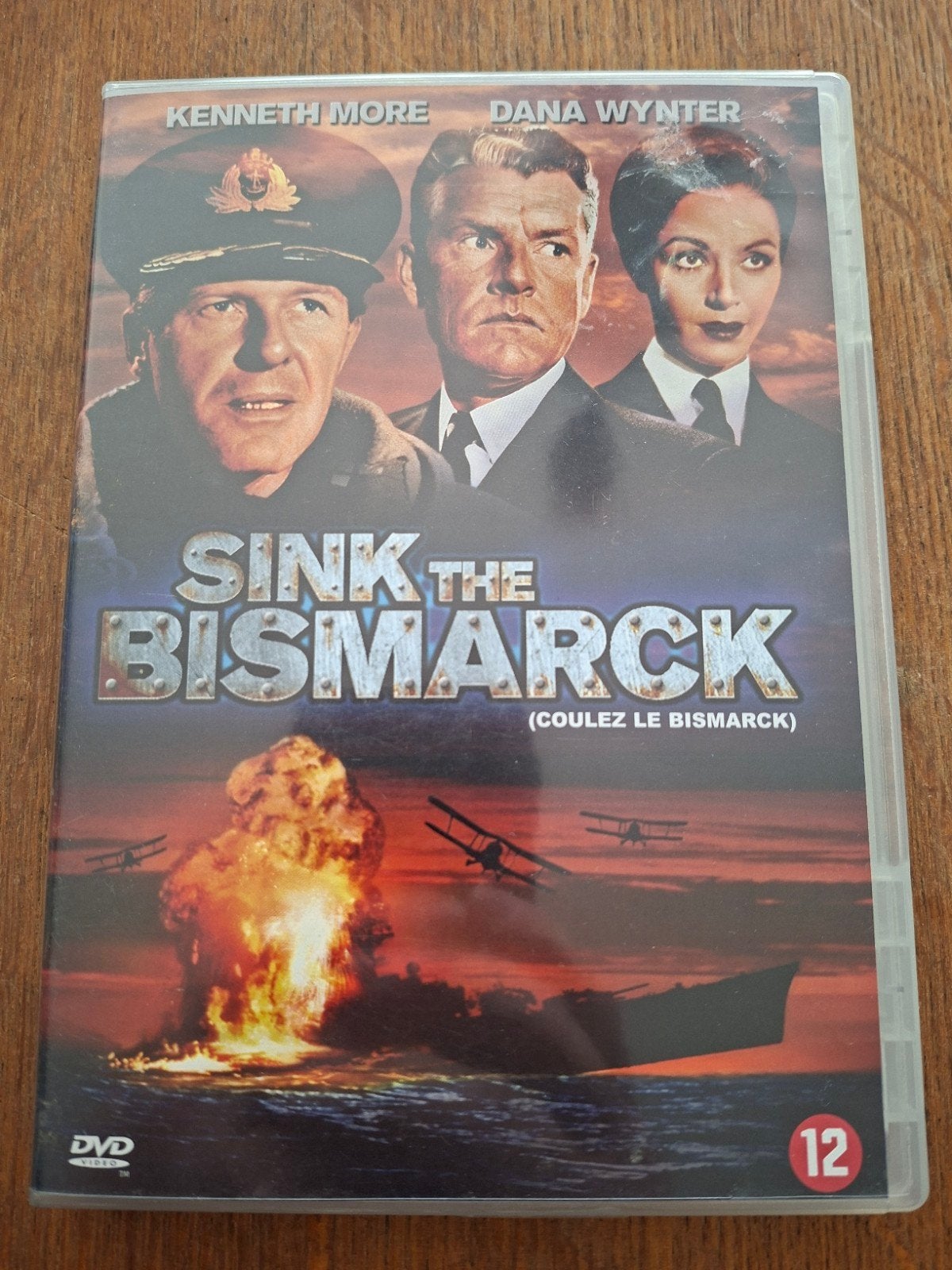 DVD  - SINK THE BISMARCK, Enlèvement ou Envoi, Guerre, Anglais, Allemand