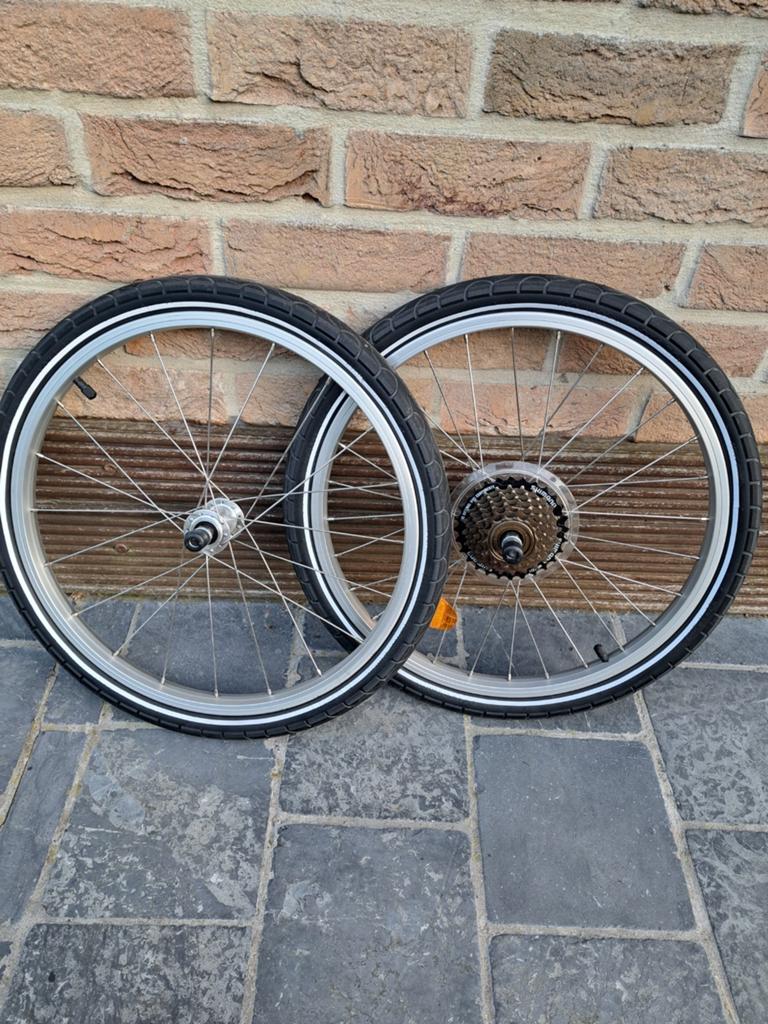 Fietswielen 20 inch, Ophalen