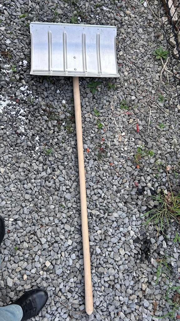 Aluminium sneeuwschep met houten steel, Ophalen, Overige typen