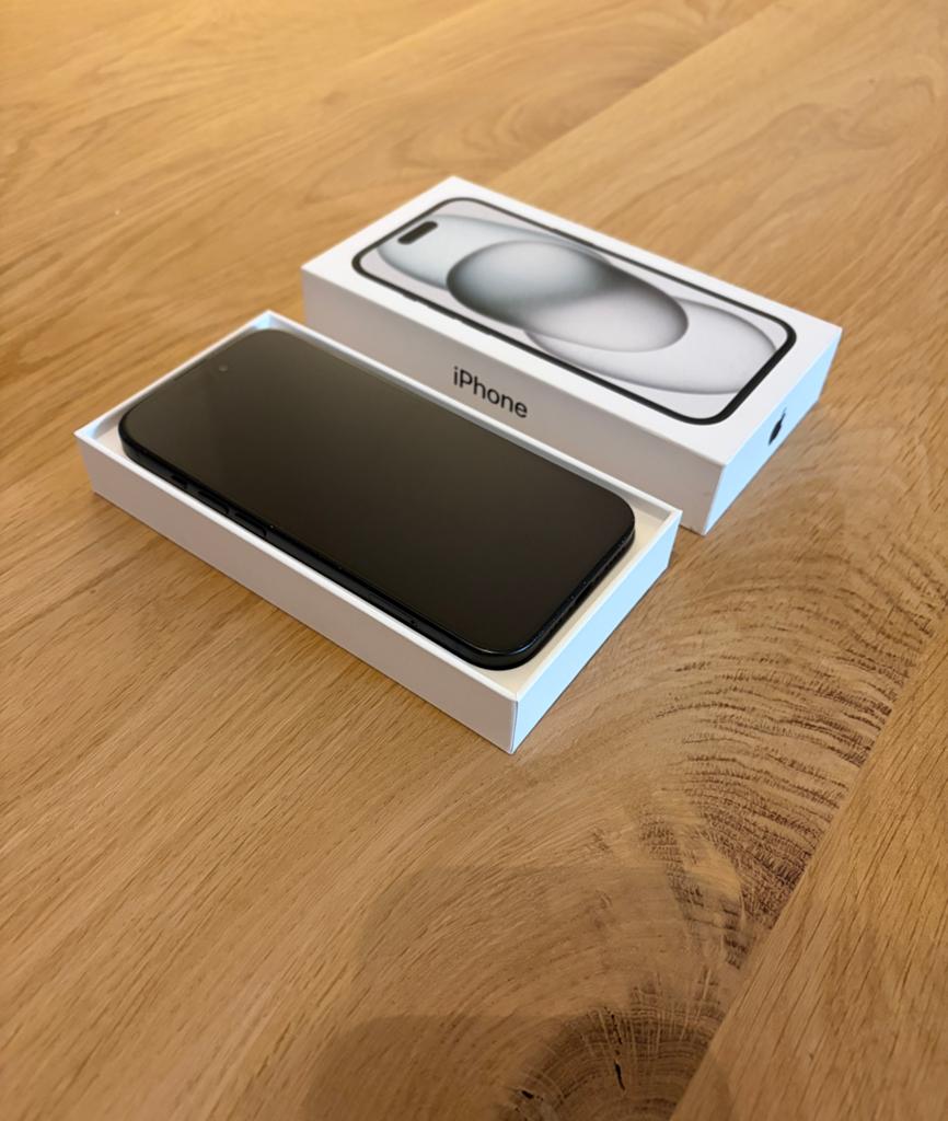 Iphone 15 (128GB) Zwart, Télécoms, Téléphonie mobile | Apple iPhone, 128 GB, IPhone 15, Comme neuf, Enlèvement