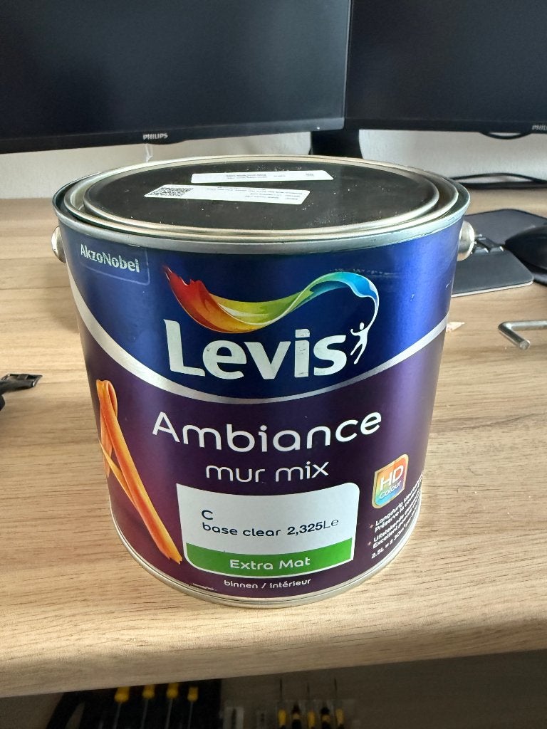Verf Levis ambiance mur extra mat - Shady Green C80, Doe-het-zelf en Bouw, Ophalen, Nieuw, Verf, Minder dan 5 liter