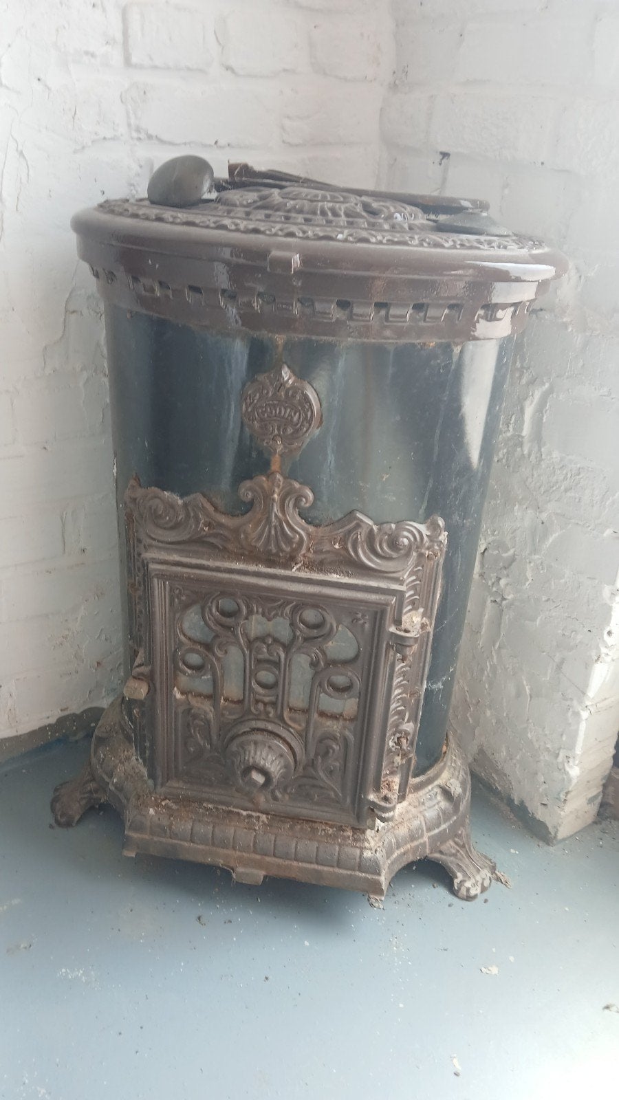 poêle Le Petit Godin, Maison & Meubles, Enlèvement ou Envoi, Utilisé, Bois, Poêle à charbon