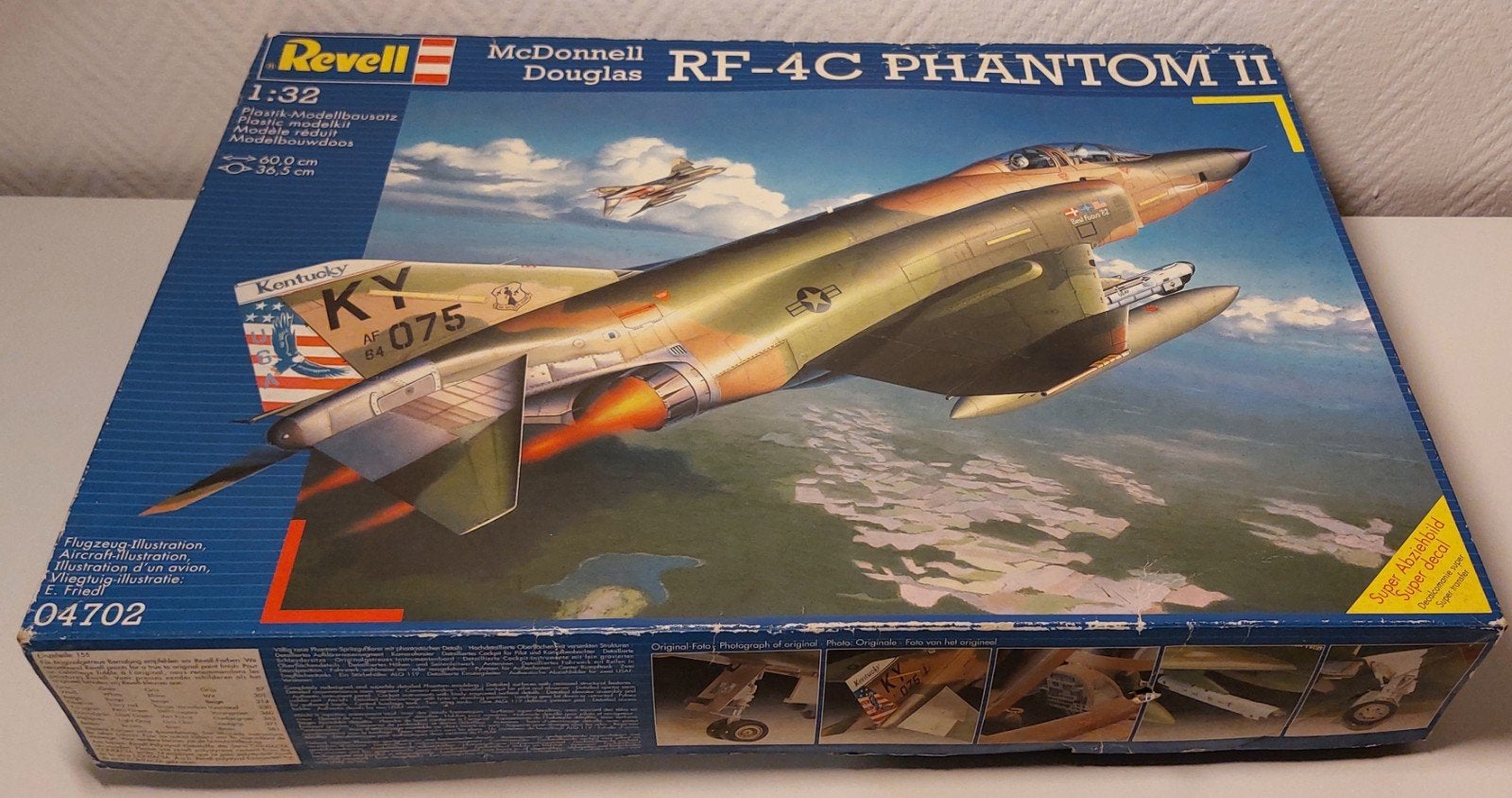 Revell 1/32 RF-4C Phantom 2 plastic modelkit. 💫, Revell, Ophalen of Verzenden, Zo goed als nieuw, Groter dan 1:72
