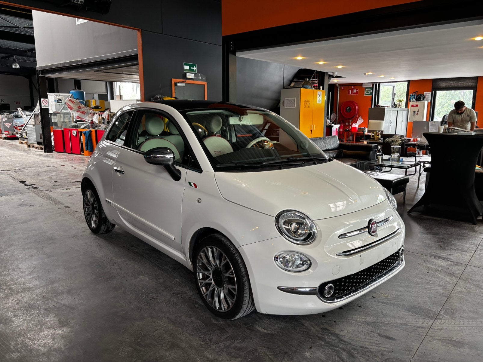 FIAT 500 / 12 MOIS DE GARANTIE, Autos, Fiat, 1242 cm³, Achat, Beige, Entreprise