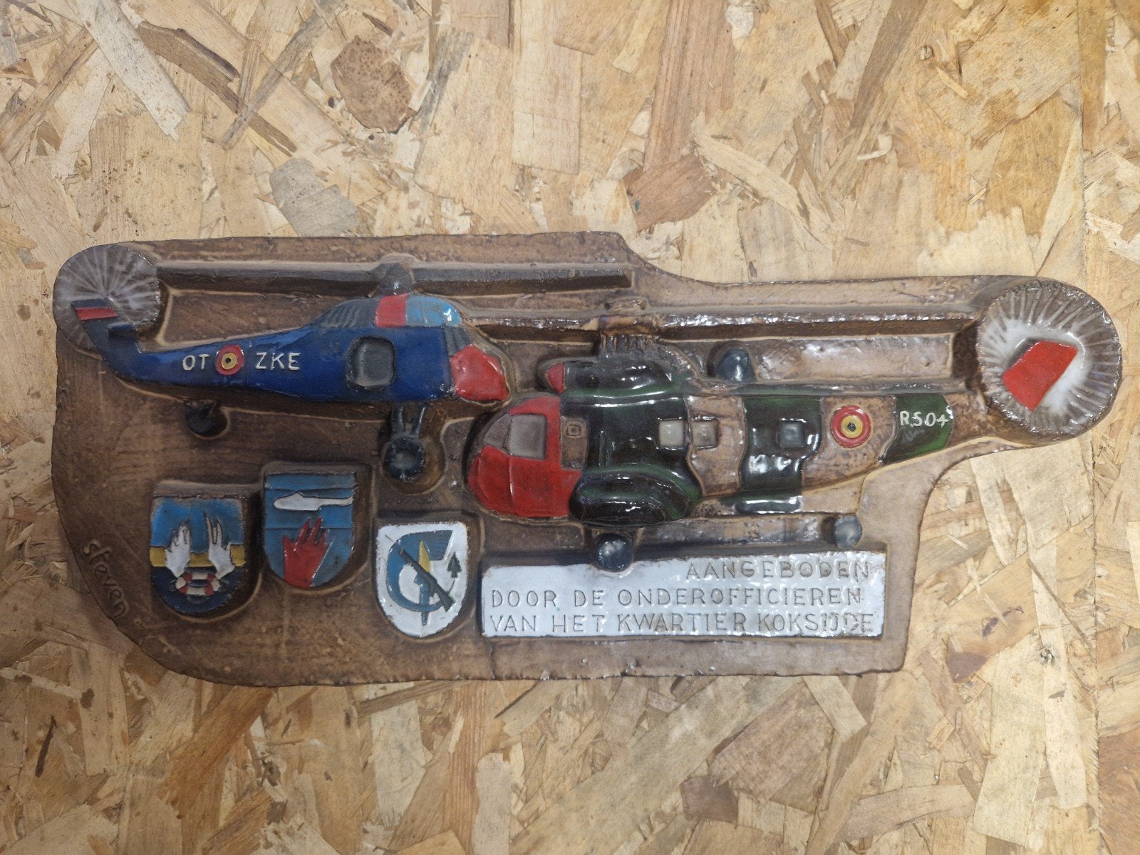 40 sqn bord, Verzamelen, Luchtvaart en Vliegtuigspotten, Ophalen of Verzenden