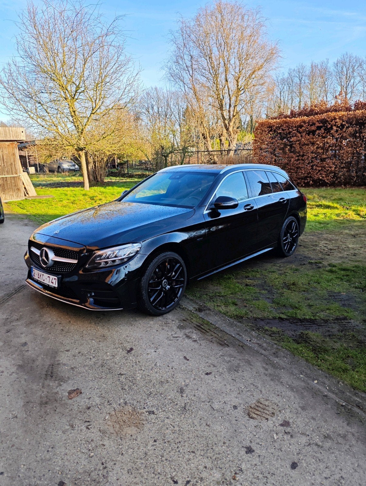 Mercedes c300 e  van 2020, Auto's, Automaat, Achterwielaandrijving, Zwart, Break