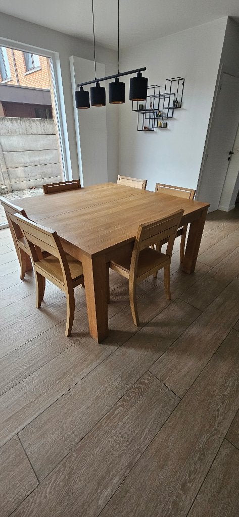 Eettafel, Huis en Inrichting, Ophalen, Gebruikt, Vijf personen of meer, 100 tot 150 cm