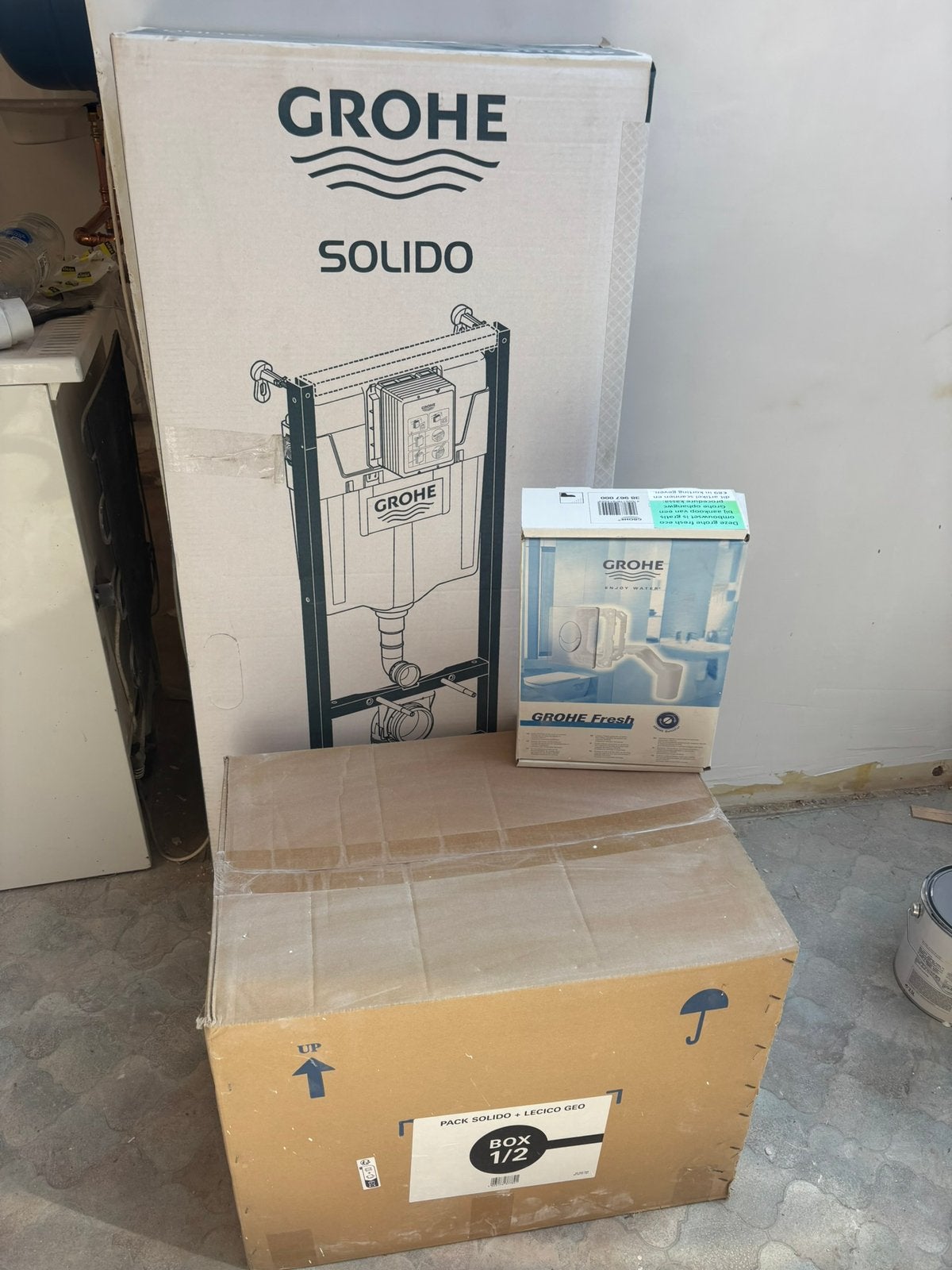 WC (nouveau) Gröhe, Bricolage & Construction, Sanitaire, Enlèvement, Neuf, Toilettes