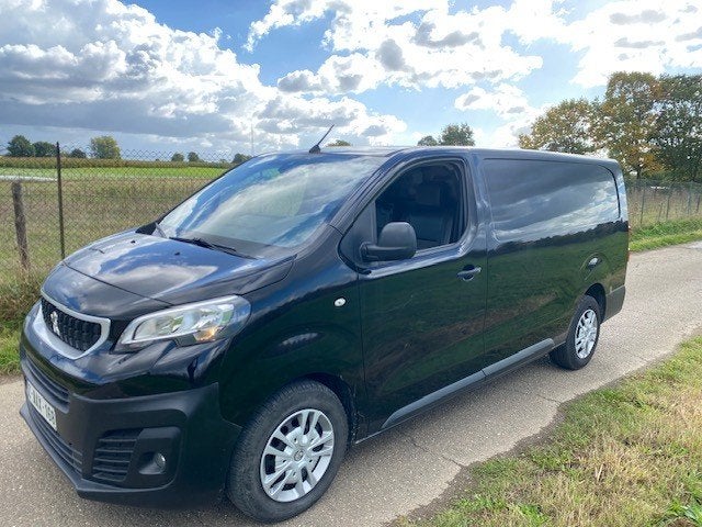 Peugeot Expert 2000cc Airco euro6 lichte vracht L3, Voorwielaandrijving, Euro 6, Leder en Stof, Zwart