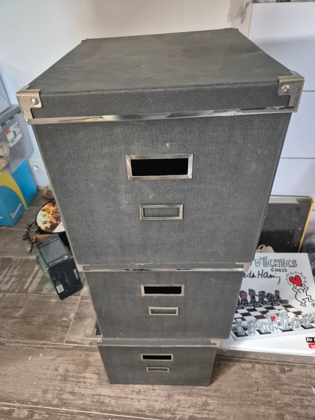 set van 4 dozen ikea tjog voor kallax, Ophalen