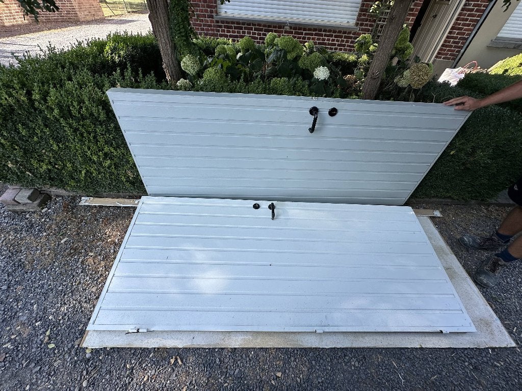 Set van 2 houten deuren, Doe-het-zelf en Bouw, Deuren en Vliegenramen, Ophalen, Gebruikt, 80 tot 100 cm, Binnendeur
