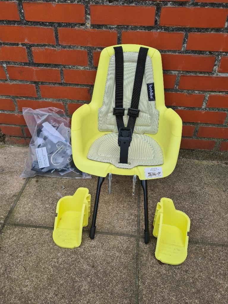 Fietsstoeltje vooraan (Bobike), Ophalen, Voetsteuntjes, Voorzitje, Nieuw