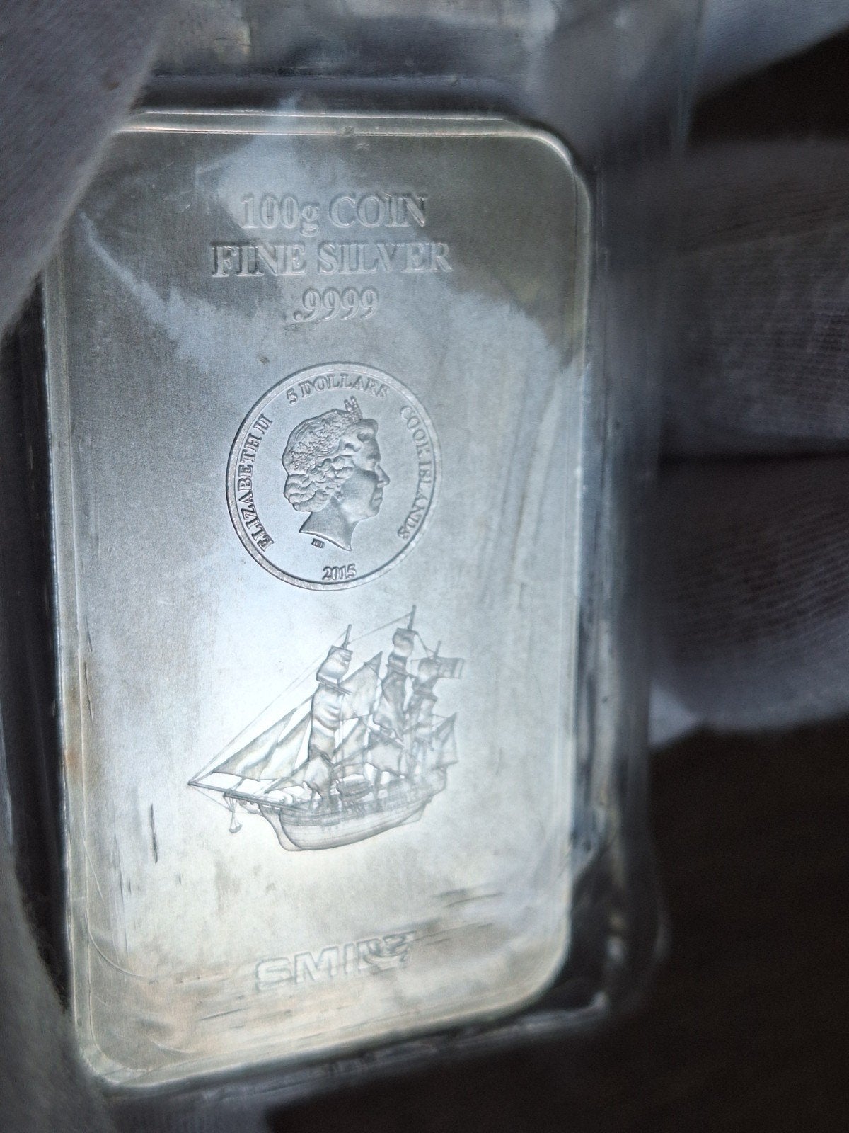Magnifique porte-monnaie en argent des îles Cook, 100 g (.99, Timbres & Monnaies, Enlèvement ou Envoi, Argent