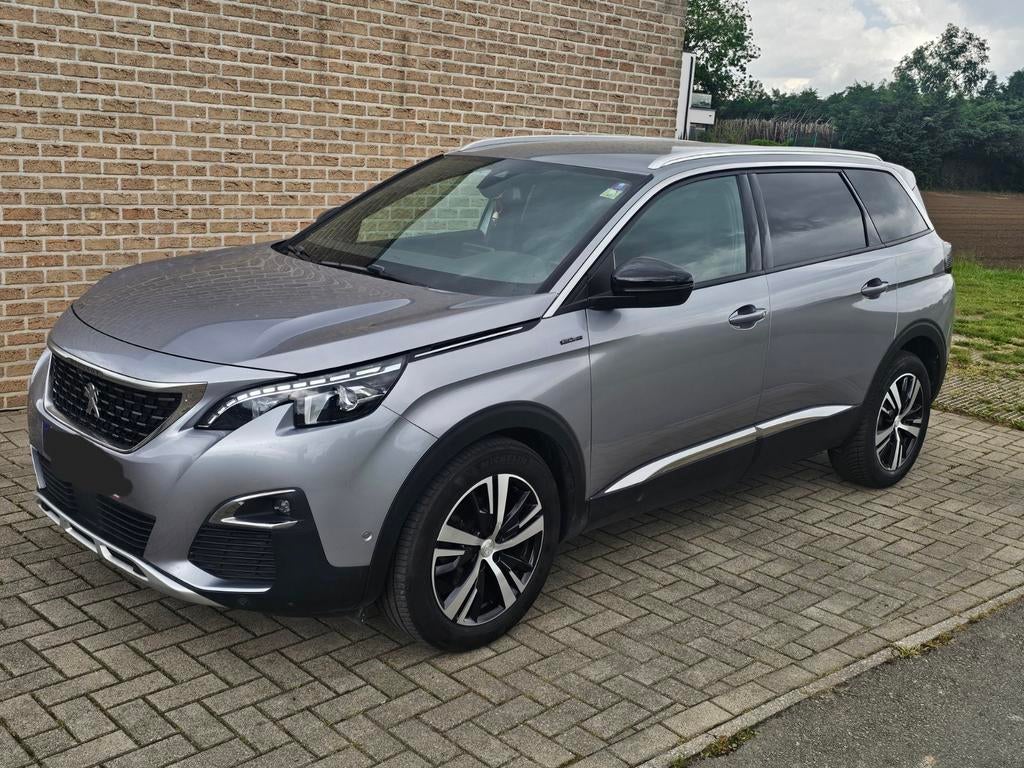 Peugeot 5008 65.000km, Cuir, Argent ou Gris, Achat, Euro 6