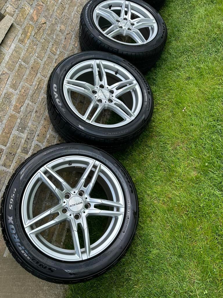 17’ velgen met winterbanden 5x112 ET35, Auto-onderdelen, Banden en Velgen, Ophalen, Gebruikt, Banden en Velgen, 17 inch