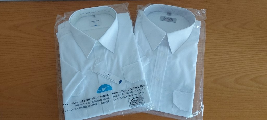pilotenhemden, Kleding | Heren, Overhemden, Ophalen, Nieuw, Wit, Overige halswijdtes