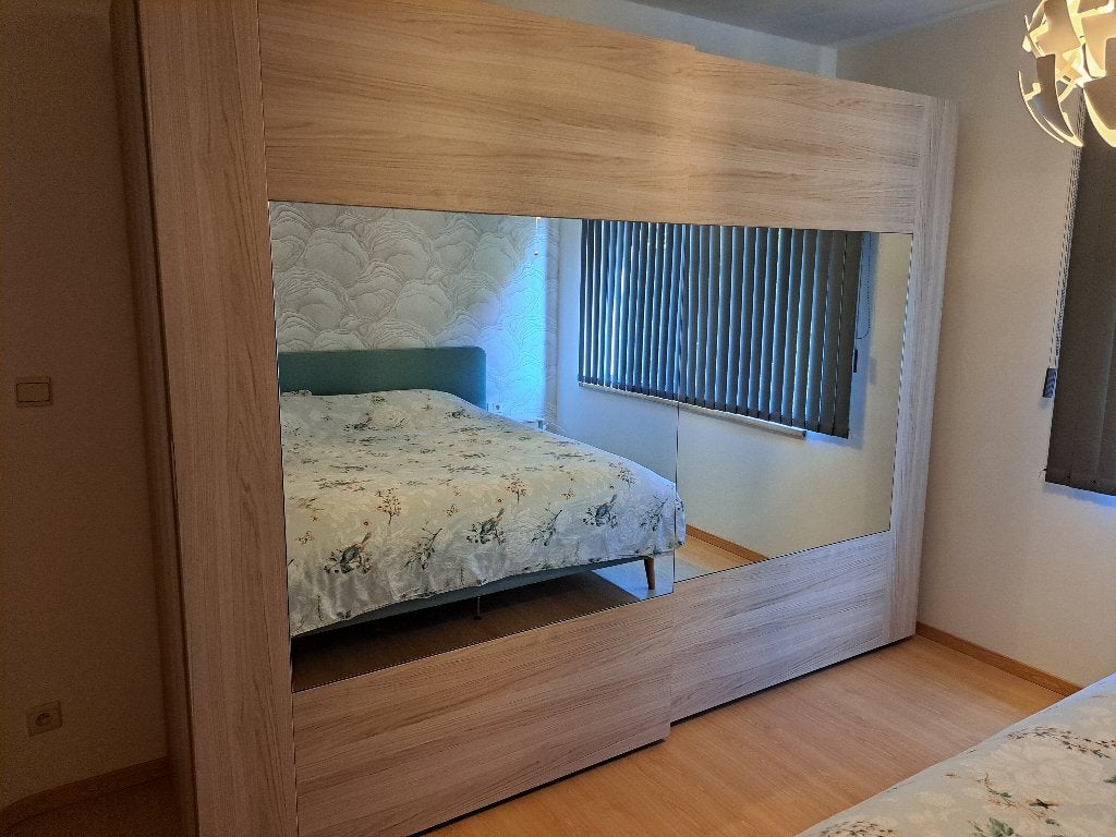 Kledingkast + commode, Huis en Inrichting, Ophalen, 200 cm of meer, 200 cm of meer, Modern