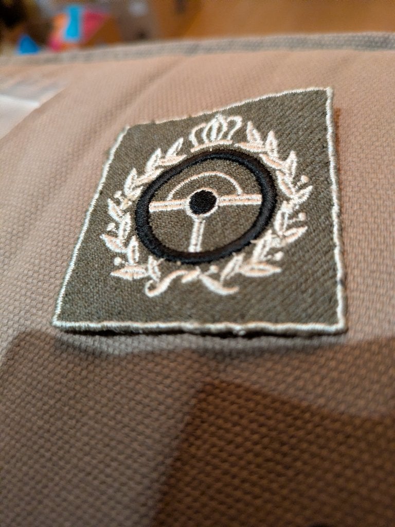 Goed autovoerder, Ophalen of Verzenden, Landmacht, Embleem of Badge