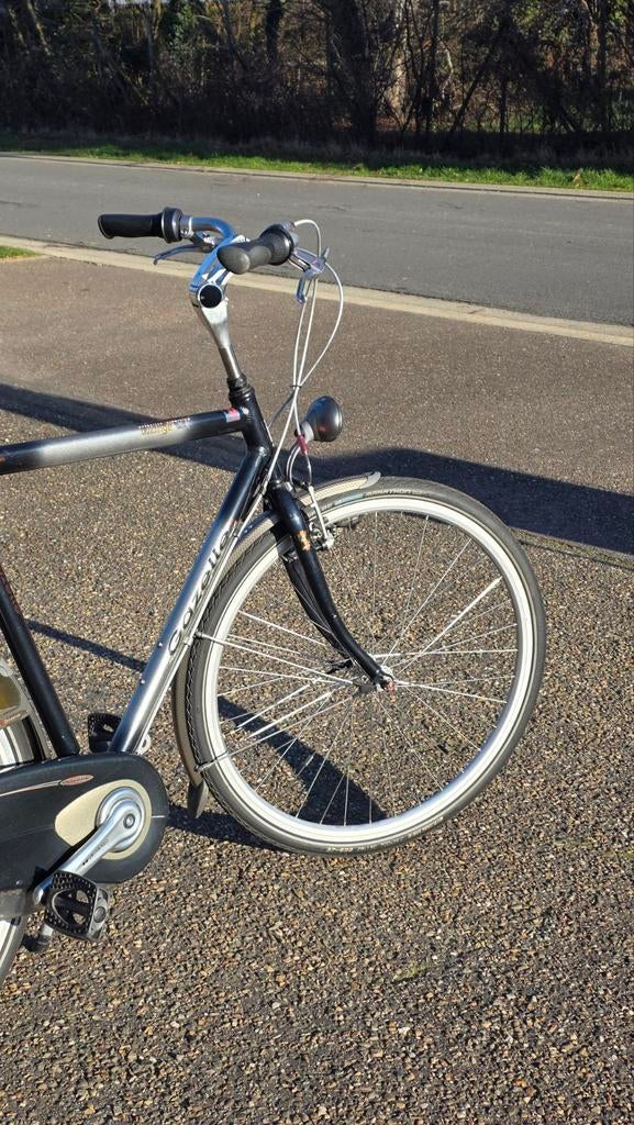 Herenfiets gazelle (nieuwstaat), Fietsen en Brommers, Ophalen, Velgrem, Versnellingen, Zo goed als nieuw