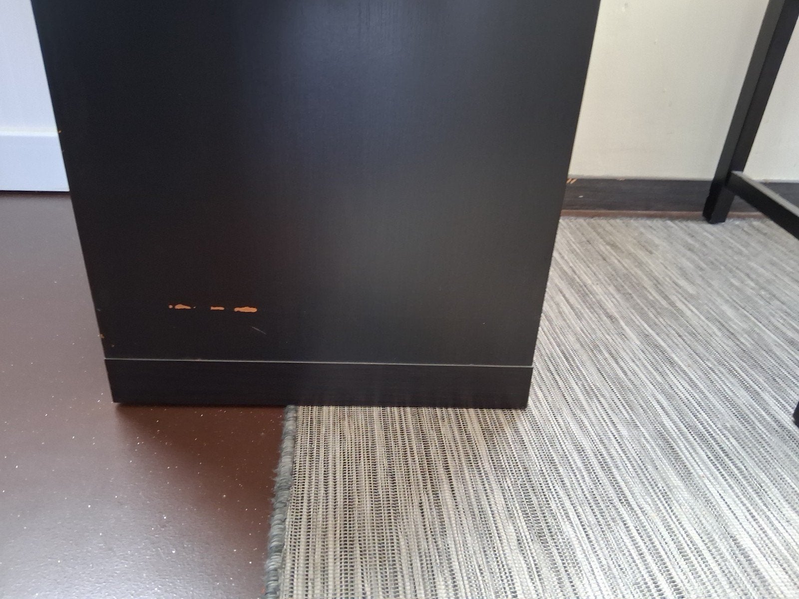 zwarte kast, Huis en Inrichting, Ophalen, Minder dan 50 cm, 150 tot 200 cm