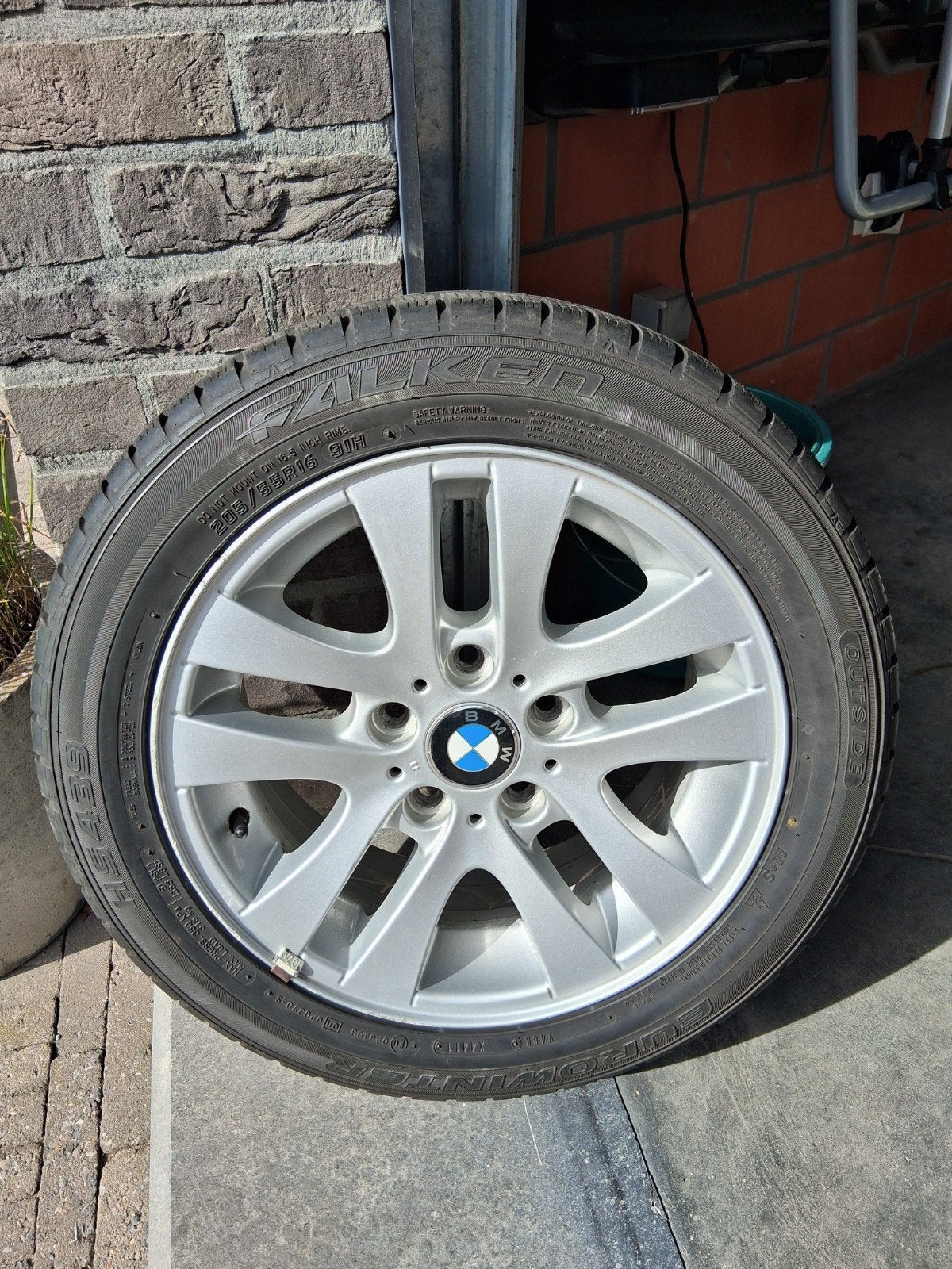 BWM winterbanden met velg, Pneus hiver, 16 pouces, Véhicule de tourisme, 205 mm