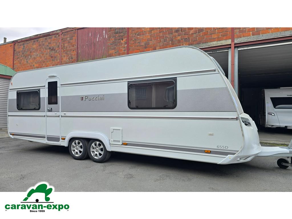 TABBERT PUCCINI 655D, Caravans en Kamperen, Caravans, Tabbert, 7 tot 8 meter, Bedrijf, Tot en met 4