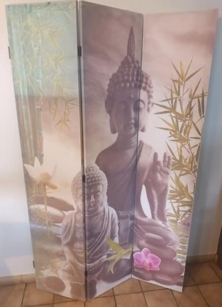 Kamerscherm Buddha, Ophalen, Gebruikt
