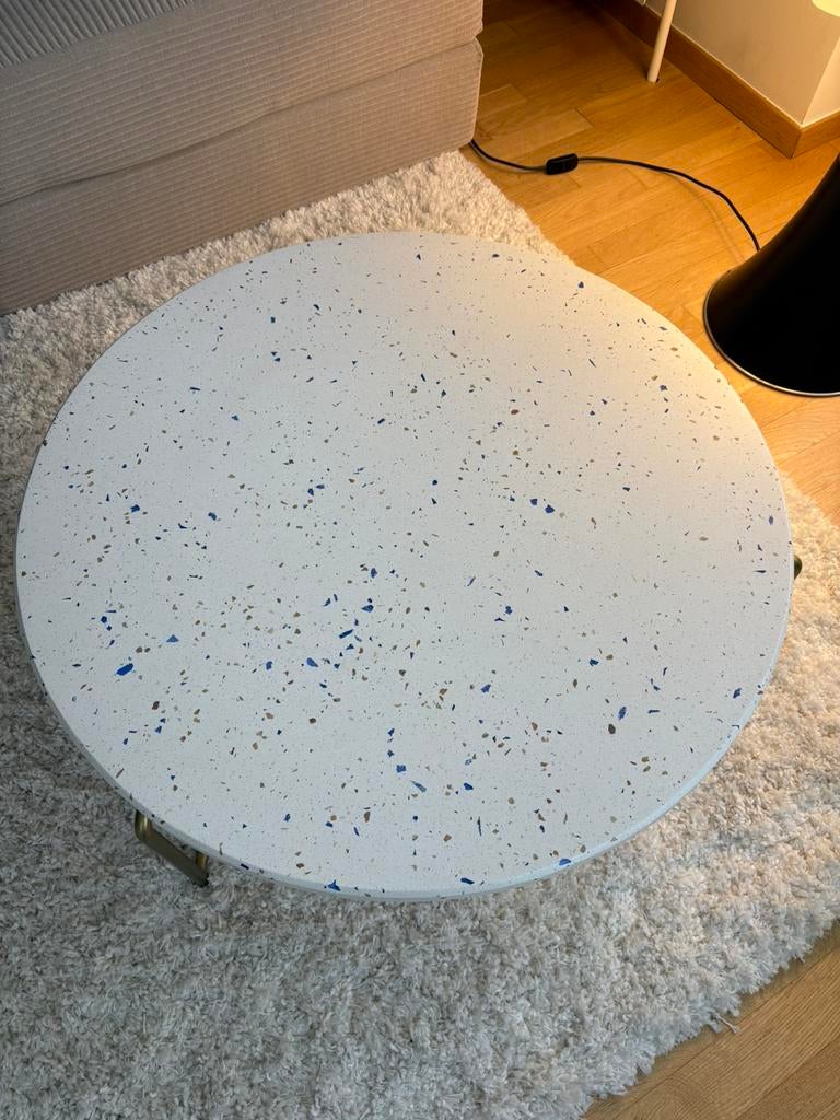 Table basse en Terrazzo Tikamoon, Maison & Meubles, Enlèvement, Comme neuf