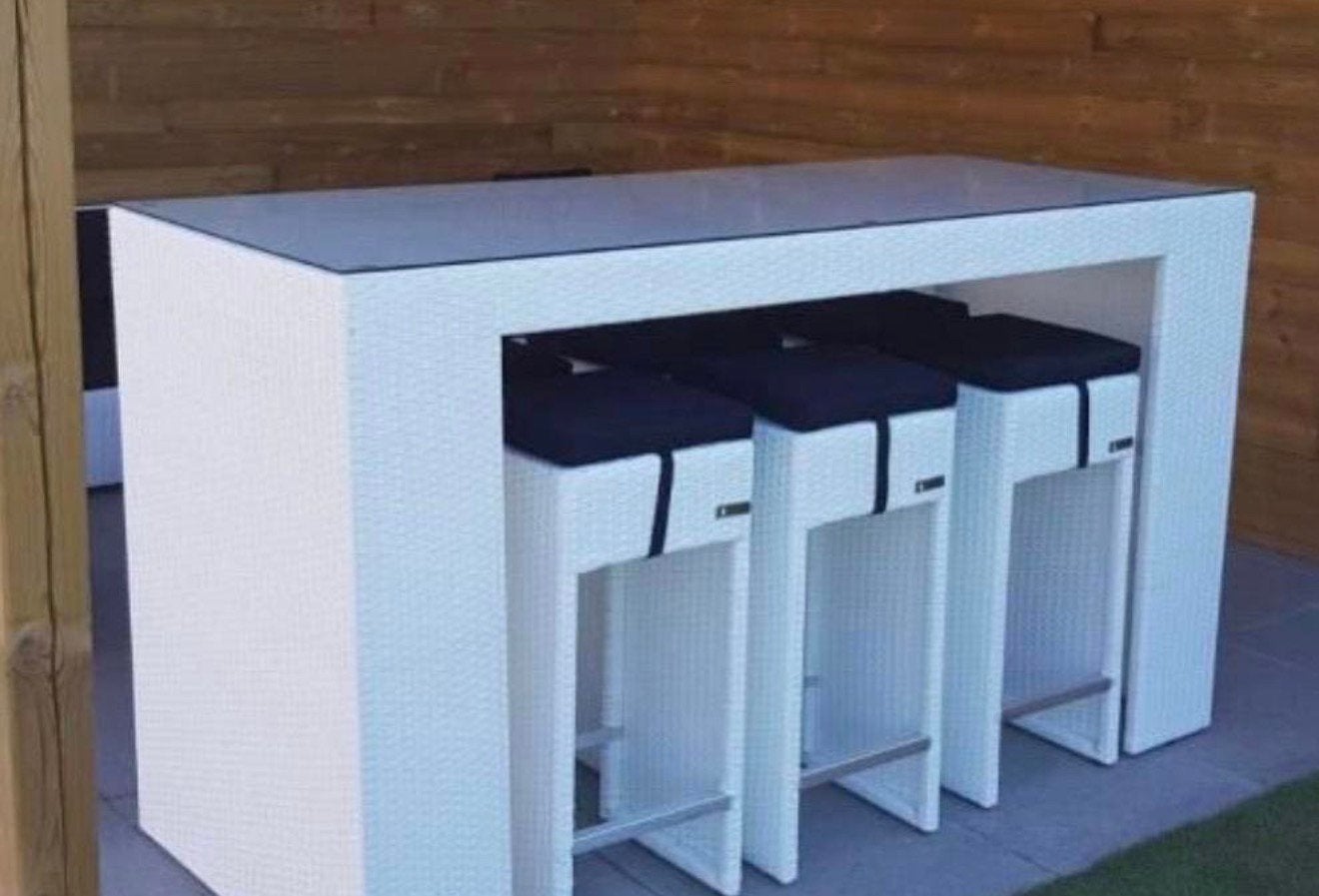 Bartafel met krukken, Enlèvement, Comme neuf, Aluminium