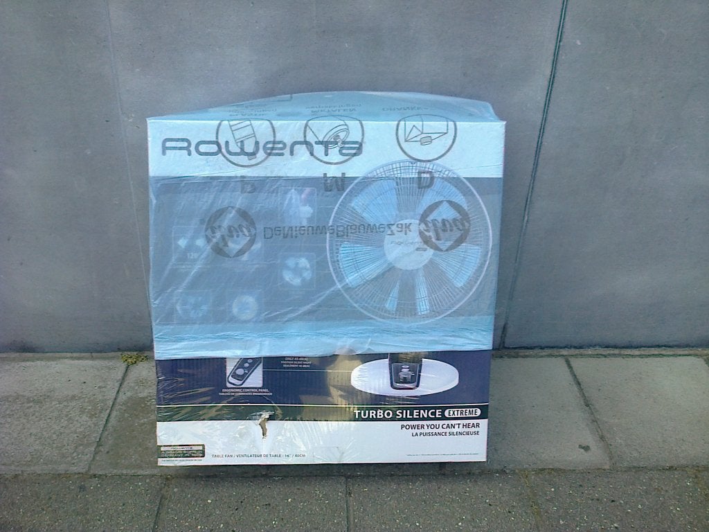 ROWENTA tafelventilator (model VU2640) 40CM, Enlèvement, Comme neuf, Ventilateur de table