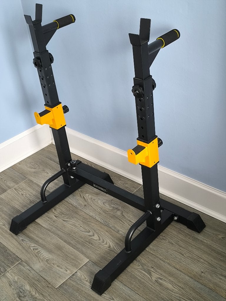 Squat rack/ bench press/ dipstation/ push up bars, Sport en Fitness, Ophalen, Zo goed als nieuw, Benen, Fitnessbank