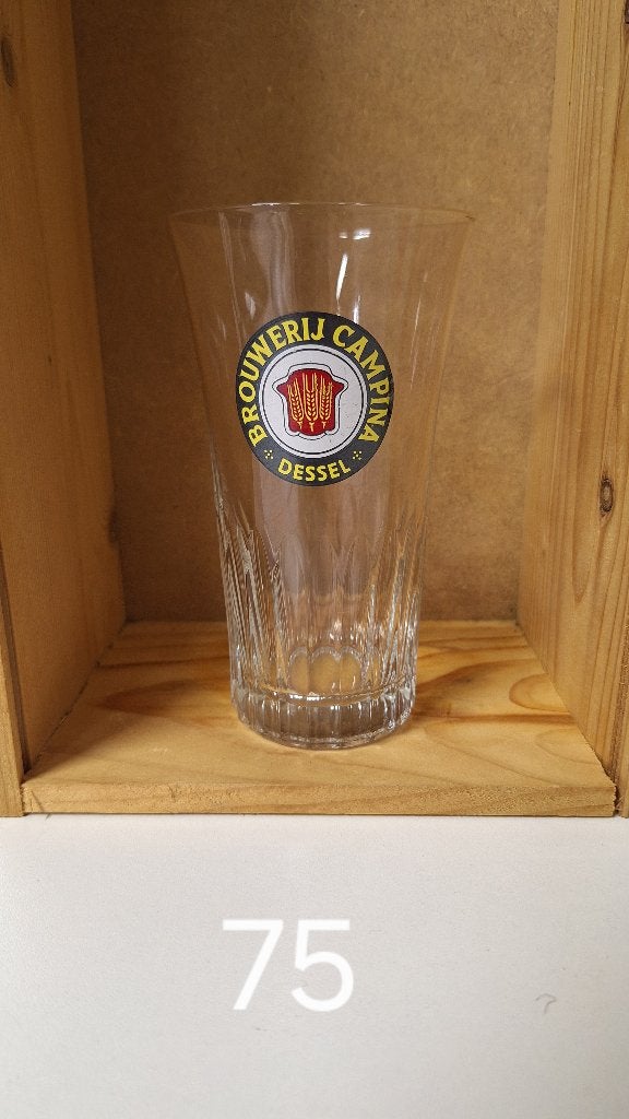 bierglas Campina (nr75), Ophalen, Gebruikt, Glas of Glazen, Overige merken