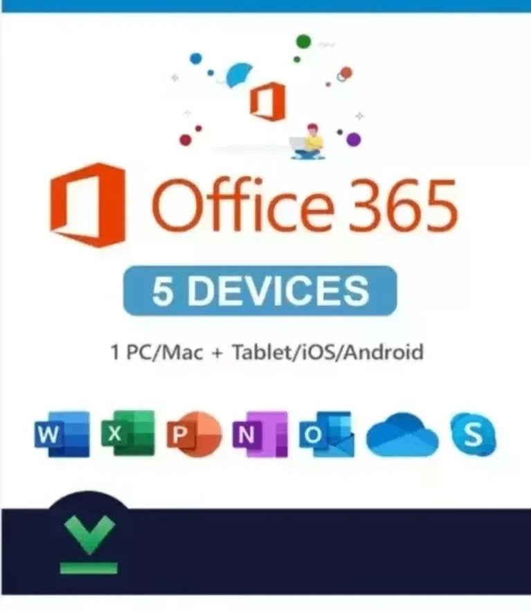 Office 365 Personal (PC, Mac) (5 Appareil, 1 an) - Compte, Informatique & Logiciels, Envoi, Neuf, Access, Android