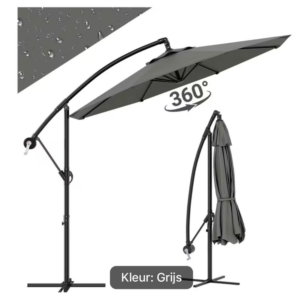 Parasol, Nieuw, Verstelbaar, Parasolvoet, 2 tot 3 meter