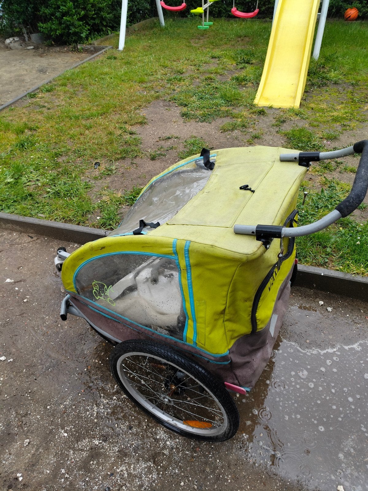 remorque vélo enfant, Pliable, 20 à 40 kg, Enlèvement, Utilisé