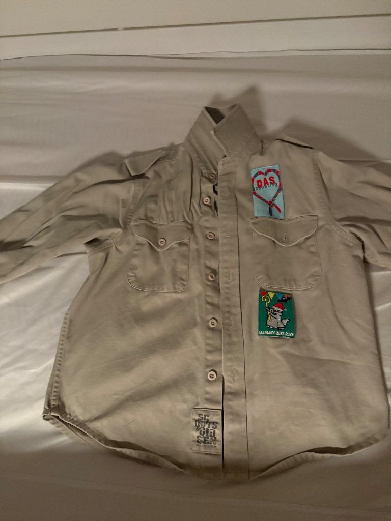 Scoutshemd, Ophalen, Gebruikt