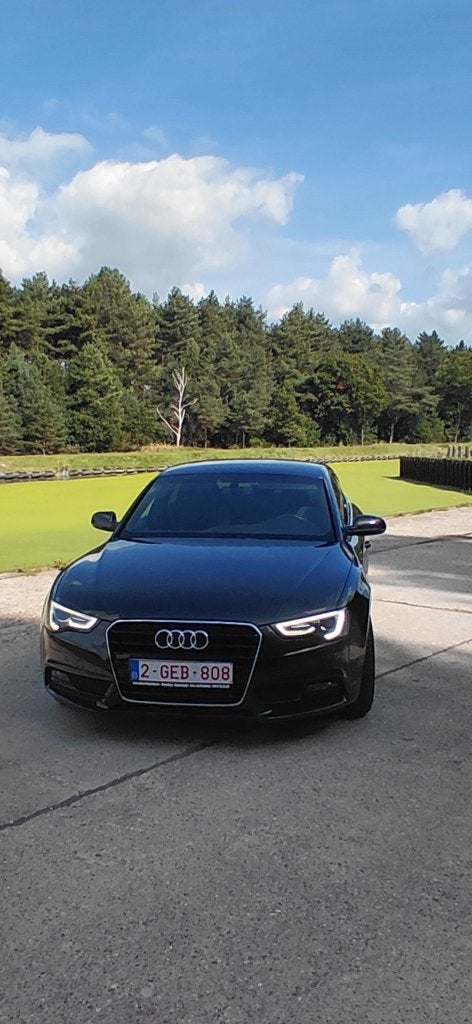 Audi A5 Sportback S-Line, Auto's, Voorwielaandrijving, Zwart, 4 cilinders, Leder en Stof