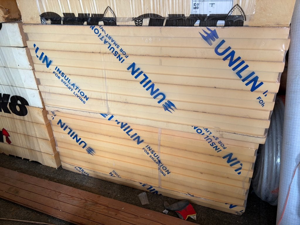 Unilin Utherm Wall 120mm PIR isolatie, Doe-het-zelf en Bouw, Ophalen, 5 tot 10 m², Zo goed als nieuw, Hardschuim (Pir)