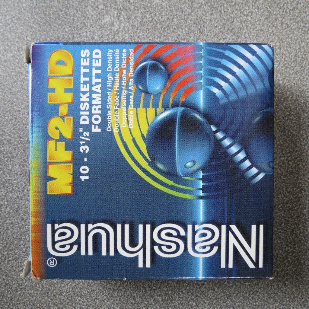 Floppy disks 3 1/2"-1,44MB, Informatique & Logiciels, Disques enregistrables, Neuf, Enlèvement, Autres types, Nashua