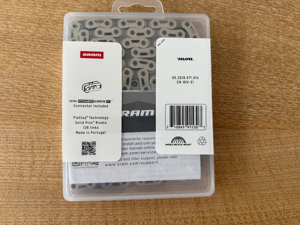 Sram Rival ketting flattop 12/13 speed NIEUW, Ophalen of Verzenden, SRAM, Derailleur of Ketting, Racefiets